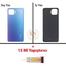 Arsking Oppo Kapak Yapıştırıcı Reno 4 Lite Mavi Yapıştırıcı B-7000 Yapıştırıcı Arka Kapak Arka Cam Batarya Kapağı Lazer Kesim Kapak Pil Kapağı Back Cover