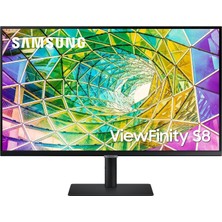 Mey İthalat Samsung Viewfinity S8 32" Uhd, 3840 x 2160, 5ms, Ips, 60Hz, HDR10, Usb-C, Kvm, LS32D800UAUXUF