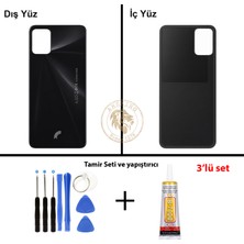 Arsking Reeder Vida Seti + Yapıştırıcı S19 Max Siyah Yapıştırıcı B-7000 Yapıştırıcı Vida Seti Arka Kapak Arka Cam Batarya Kapağı Lazer Kesim Kapak Pil Kapağı Back Cover