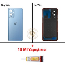 Arsking One Plus Yapıştırıcı One Plus 9 Mavi Yapıştırıcı B-7000 Yapıştırıcı Arka Kapak Arka Cam Batarya Kapağı Lazer Kesim Kapak Pil Kapağı Back Cover