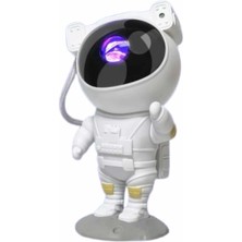 Bezos Gece Lambası Astronot Bluetooth Hoparlörlü Galaksi Işık Projektörü