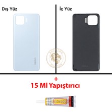 Arsking Oppo Kapak Yapıştırıcı Reno 4 Lite Açık Mavi Yapıştırıcı B-7000 Yapıştırıcı Arka Kapak Arka Cam Batarya Kapağı Lazer Kesim Kapak Pil Kapağı Back Cover