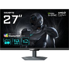 Mey İthalat Gıgabyte 27" G27Q20 2560X1440 (Qhd) 200Hz 0.5ms Gtg Ss IPS HDR10 Pivot Flat Gaming Monitör