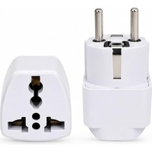 Mey İthalat Primex Px-Amc1 Universal Priz Dönüştürücü, Amerikan Priz ve Ingiliz Priz Türk Çevirici Adaptör, Us/uk To Eu Türk Fiş Adaptörü Seyahat Tipi Çevirici