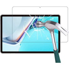 Mey İthalat Undeplus Huawei Matepad 12 x 12INÇ 2024 2025 LRT-W09 BKY-W09 ile Uyumlu Tablet Temperli Cam Ekran Koruyucu Şeffaf