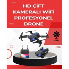 Bezos 2.4g 4ch Katlanabilir Drone 100 Metre Uçuş Mesafeli