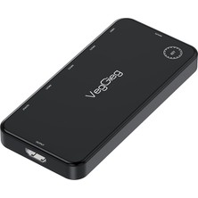 Mey İthalat Veggieg 4K HDMI 2.0 Görüntü Seçici 5 Giriş 1 Çıkış Kumandalı Switch