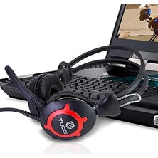 Mey İthalat Oyuncu Kulaklığı Kulaküstü L780 Oyuncu Kulaklığı Kırmızı