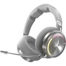 Mey İthalat Corsair Virtuoso Max Kablosuz Oyun Kulaklığı - Dolby Atmos, Sonarworks Soundıd, 2.4ghz Kablosuz, Bluetooth, Gürültü Engelleme, Çok Yönlü Mikrofon, 50 mm Grafen Sürücüler, Pc, Ps5 - Gümüş