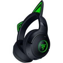 Mey İthalat Razer Kraken Kitty V2 Bt - Oyun ve Akış Için Kitty Kulaklı Kablosuz Bluetooth Rgb Kulaklık (325 G, Triforce 40 mm Sürücüler, Bluetooth 5.2, Gürültü Önleyici Mikrofonlar) Siyah