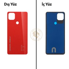 Arsking General Mobile Gm 22 Kırmızı Arka Kapak Arka Cam Batarya Kapağı Lazer Kesim Kapak Pil Kapağı Back Cover