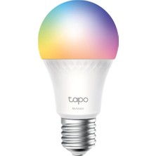 Mey İthalat Tapo Tp-Link L535E, Matter Wi-Fi LED Akıllı Ampul, Çok Renkli, E27,75W 806 Amazon Alexa ve Google Home ile Çalışır, Renk Değiştirilebilir, Hub Gerekmez