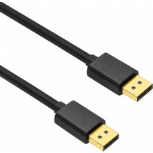 Mey İthalat Primex PX-DP8K Displayport 1.4 Kablo, 2k 4K 8k UHD Dp Kablo, 4K 240Hz, 1080P 480Hz, 144Hz 165Hz 360Hz Destekli, Freesync G-Sync Uyumlu, Mandalsız Display Port Kablo, Ses ve Görüntü Aktarımı