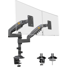 Mey İthalat North Bayou Nb H180 Çift Kol 17-35 Inch Amortisörlü 2-9 kg Profosyonel Monitör Standı