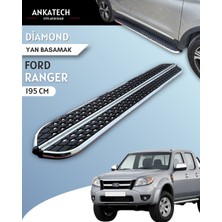 Ankatech Ford Ranger 2 Diamond Krom Yan Basamak 193 cm 2006-2013 A+ Kalite