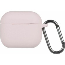Bezos Airpods 3 (3.nesil) Hang Kılıf - Pudra