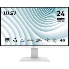 Mey İthalat Msı Pro MP243XW 23.8" 1920X1080 (Fhd) 16:9 Flat IPS 100Hz 1ms Freesync Beyaz Monitör