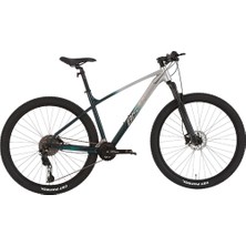 Bisan Bold 11.2 Erkek Dağ Bisikleti 43CM Hd 29 Jant 22 Vites Gri Koyu Yeşil Krem