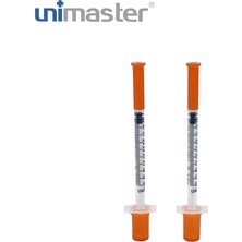 Unimaster 0.5 ml 30 G 13 mm Mezoterapi - Botoks Enjektörü 100 Adet