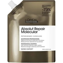L'Oréal Professionnel Absolut Repair Molecular Tüm Yıpranmış Saçlar Için Arındırıcı Refill Şampuan 500ML