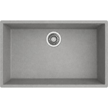 Teka Square Tezgah Altı Granit Evye Gri 76X44