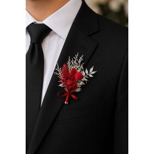 Jujü Atölye Damat Cep Çiçeği, Damat Yaka Iğnesi, Sağdıç Yaka Çiçeği
