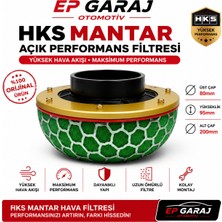 EP Garaj Otomotiv Hks Mantar Açık Hava Filtresi | Yüksek Hava Akışlı Üniversal Filtresi