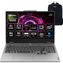 Lenovo Loq Amd Ryzen 7 250 16GB 1tb SSD RTX5050 Windows 11 Pro 15.6" Fhd Taşınabilir Bilgisayar 83JG008VTR