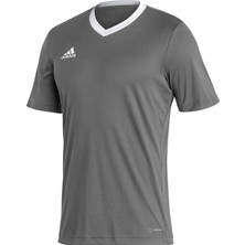 adidas ENT22 Jsy Erkek Futbol Forması Gri Renkli Hafif Kumaşla Rahat Oynama Deneyimi