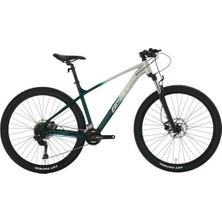 Bisan Bold 9.2 Erkek Dağ Bisikleti 48CM Hd 29 Jant 18 Vites Gri Koyu Yeşil Krom