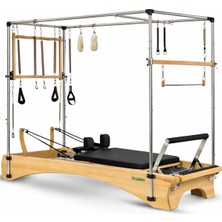 Combo Cadillac Reformer Elegance Seri Siyah Şarjörlü Sistem 8 Kademe Krom 1. Sınıf Kayın Ağacı