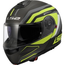 Ls2 Strobe 2 Phantom Mat Tıtanıum-Neon Sarı Kask