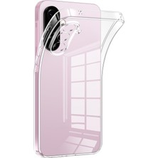 Case World Caseworld Samsung Galaxy A57 ile Uyumlu Kapak Kamera Korumalı Süper Silikon Şeffaf Kılıf