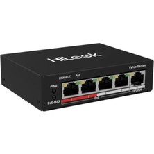 Mey İthalat Hilook 4 Portlu Hızlı Ethernet Yönetilmeyen Poe Anahtarı
