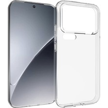 Case World Caseworld Xiaomi Mi 17 Pro ile Uyumlu Kapak Kamera Bölümü Açık Süper Silikon Şeffaf Kılıf