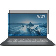 Mey İthalat Engo Msı Prestige 14 A12SC 15.6 Inç ile Uyumlu Hayalet Ekran Koruyucu 16:9