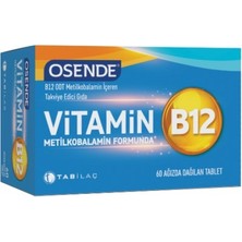 Osende Vitamin B12 30 Ağızda Dağılan Tablet
