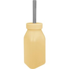 Mey İthalat Oioi Hüp + Up -Şişe + Pipet - Mellow Yellow/powder Grey