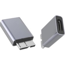 Mey İthalat 4570 USB Type C To Micro B USB Çevirici Dönüştürücü Adaptör