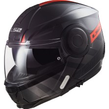 Ls2 Scope Hamr Mat Siyah-Kırmızı Kask