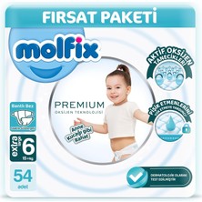 Mey İthalat Molfix Premium Ultra Fırsat Paketi 6 Beden 54 Adet