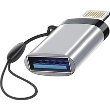 Mey İthalat Heartz USB Flash Bellek Ios Otg USB Okuyucu Charge Şarj Lightning Çipli Flash Bellek Okuyucu Bellek Okuyucu ve Dönüştürücü (Ha-07 Ligtning Otg Flash Bellek Okuyucu)