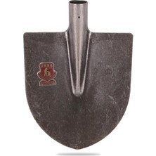 Mey İthalat BADEM10 Sapsız Çelik Bahçe Küreği Toprak Bel Belleme Çapalama Aleti Metal Kürek 28 cm Keskin Sağlam