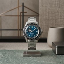 Eski Yeni Antik Vostok Amphibia 13004V Otomatik Erkek Kol Saati Gmt 32 Taş 200M Lacivert Dalgalı Kadran
