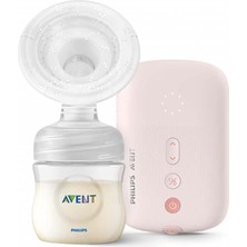 Mey İthalat Philips Avent Tekli Elektrikli Göğüs Pompası, Sessiz Motor, Doğal Hareket Teknolojisi, 8+16 Seviye Ayarı, Silikon Başlık, Çok Renkli SCF395/11