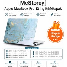 Mey İthalat Mcstorey MacBook Pro 13 Mermer Desenli Kılıf A1706 A1708 A1989 A2159 A2251 A2289 A2338 M1 M2 Uyumlu Tpu Sert Kılıf Ince Hafif Koruyucu Kapak R-38