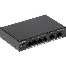 Mey İthalat Dahua PFS3006-4ET-60 6port 4xfe-2xfe 60W Yönetilemez Poe Switch