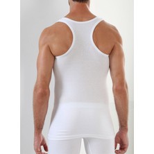 Sistina Csmo-Tex Beyaz Sporcu Erkek Atlet RIBANA-SİSMEN04 - Beden Xl