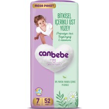 Mey İthalat Canbebe Bebek Bezi 7 Beden (17+ Kg) 52 Adet