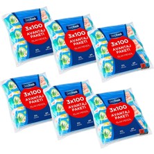 Mey İthalat Deep Fresh Islak Mendil 3X100 Lü x 6 Adet (1800 Yaprak)